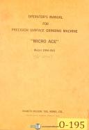 Okamoto-Okamoto Micro Ace, OMA-350, Grinding Machine Operator Instruct & Electric Manual-Micro Ace-OMA-350-01